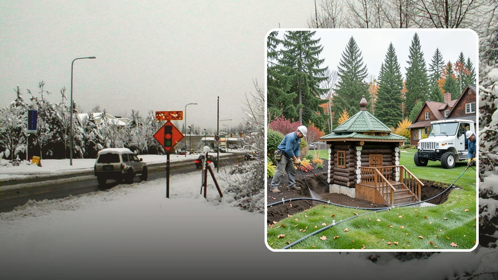 Dry Well Installation in Newcastle, King County, WA - We install underground dry wells that collect concentrated runoff and let it infiltrate slowly into the soil away from your...