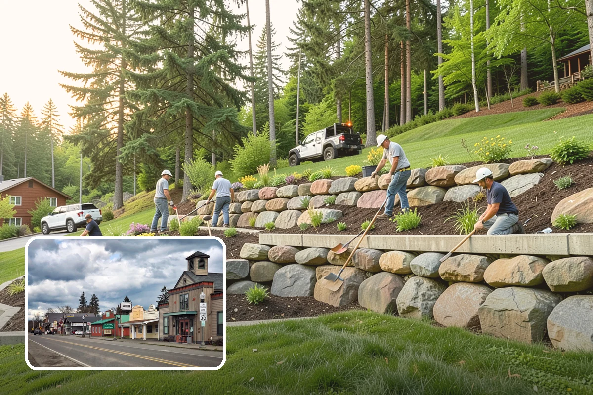 Dry Well Installation in Roy, Pierce County, WA - Stores large runoff volumes underground