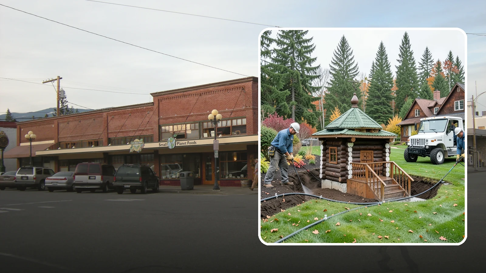 Dry Well Installation in Sedro-Woolley, Skagit County, WA - We install underground dry wells that collect concentrated runoff and let it infiltrate slowly into the soil away from your...