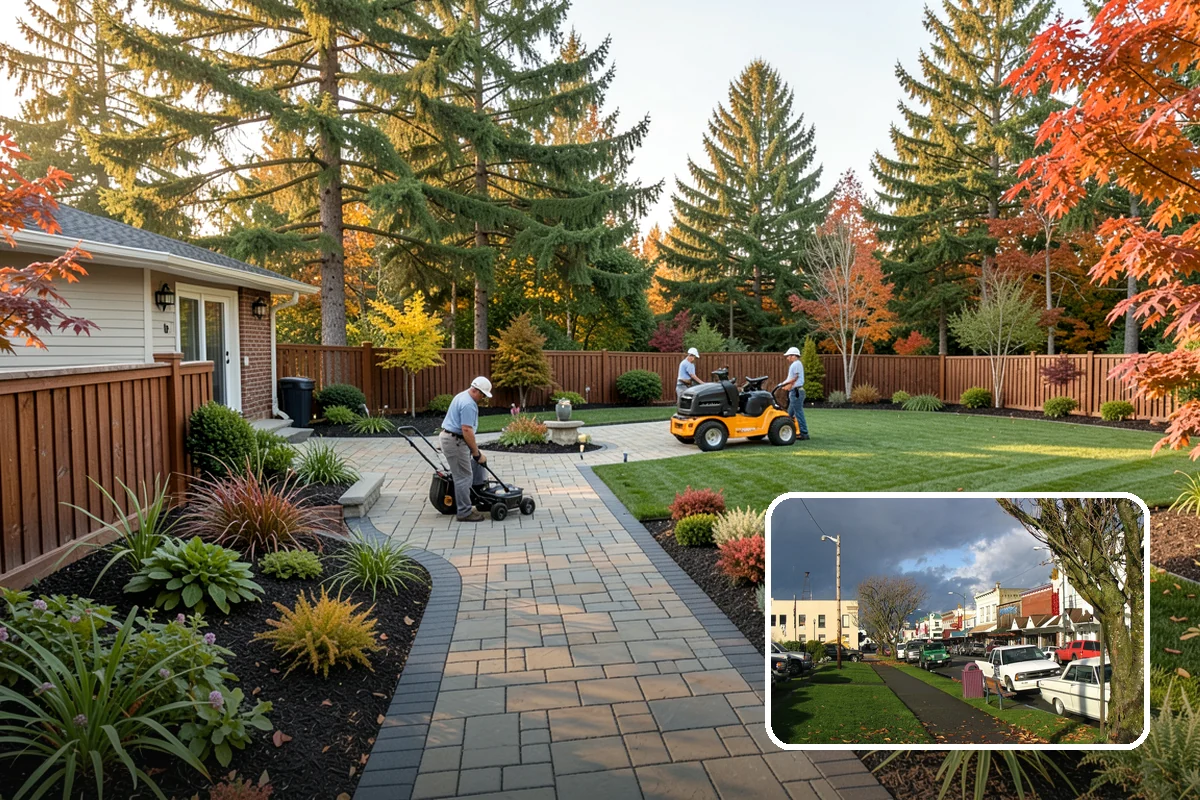 Dyed Mulch Installation in Arlington, Snohomish County, WA - Bold, uniform color that resists fading for a full season