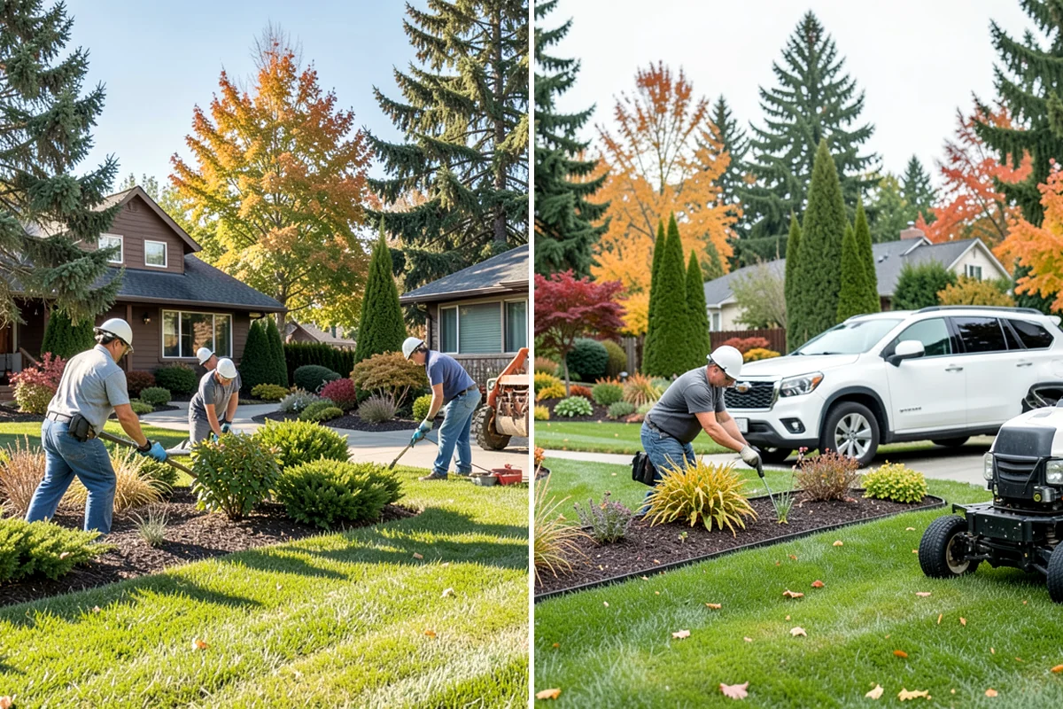 Dyed Mulch Installation in Arlington, Snohomish County, WA - Help you choose a color that complements your home and plantings
