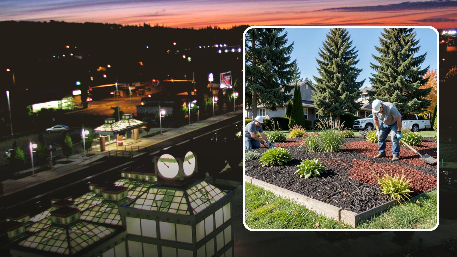 Dyed Mulch Installation in Auburn, King County, WA - We install colorfast dyed mulch in rich black, brown, or red tones that hold their color through the season.