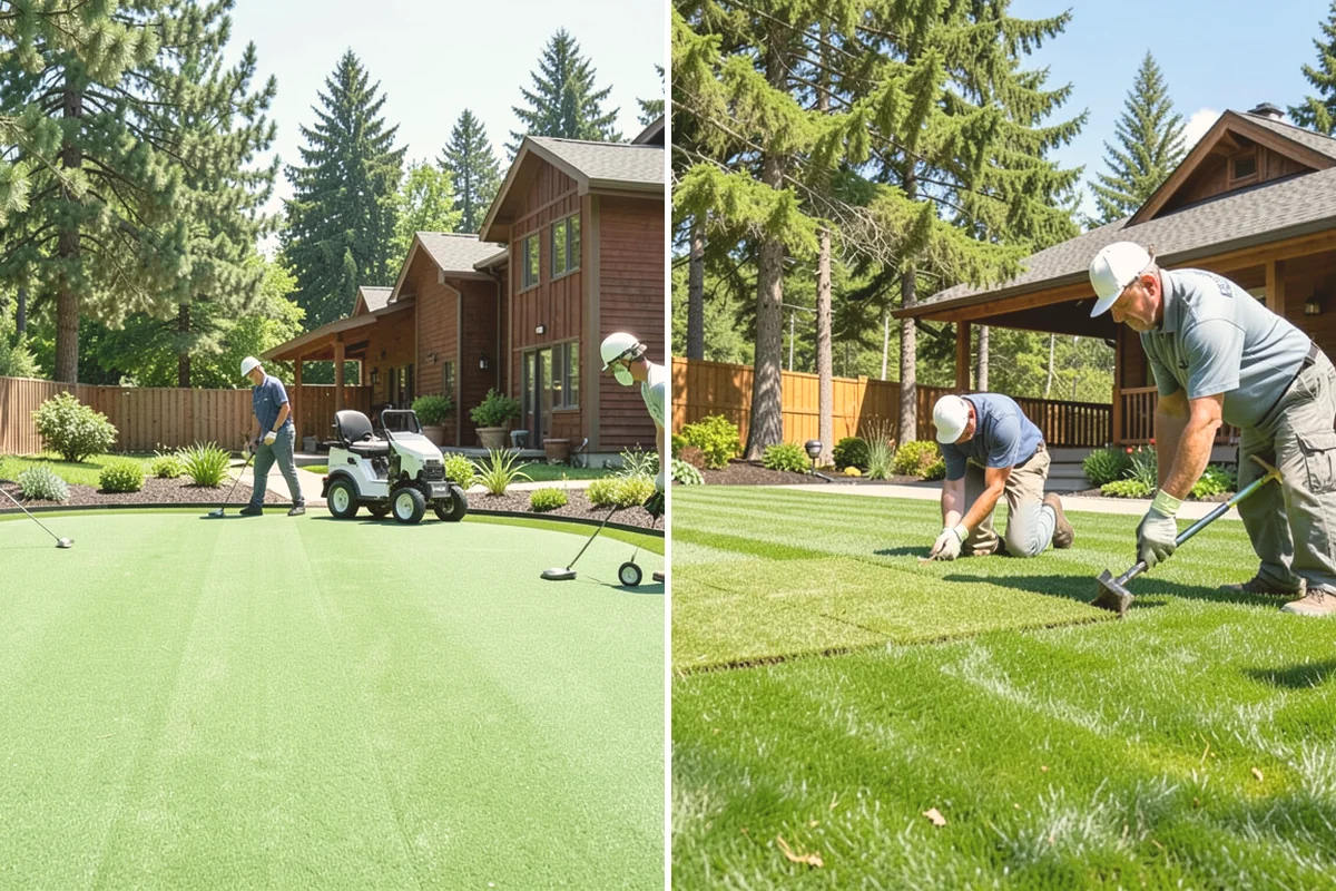 Dyed Mulch Installation in Bellevue, King County, WA - Help you choose a color that complements your home and plantings