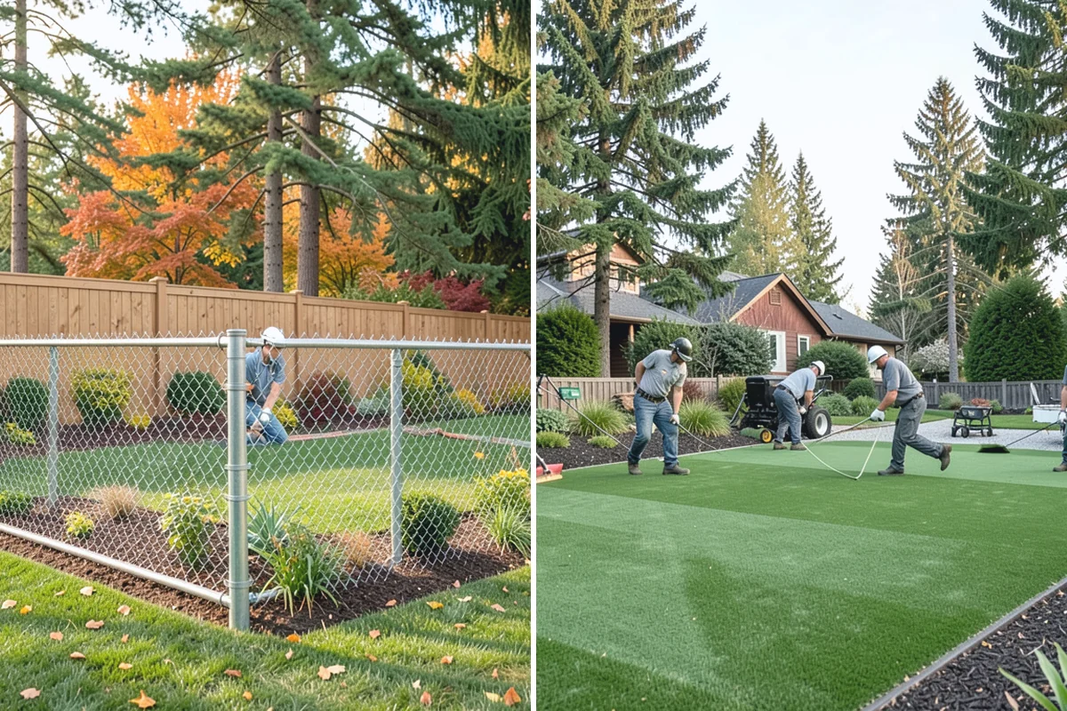 Dyed Mulch Installation in Bonney Lake, Pierce County, WA - Help you choose a color that complements your home and plantings
