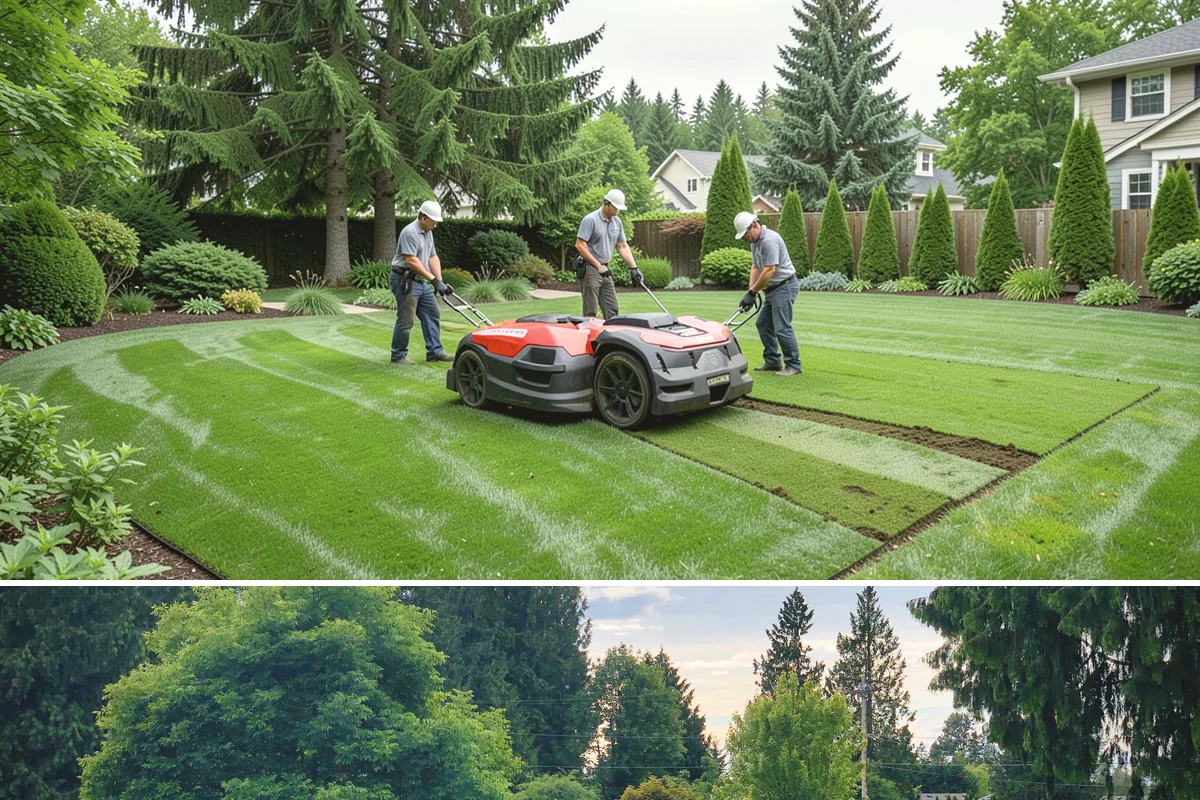 Dyed Mulch Installation in Bonney Lake, Pierce County, WA - Apply dyed mulch in spring for maximum color impact through summer, with an optional light fall top-up to carry the look into...