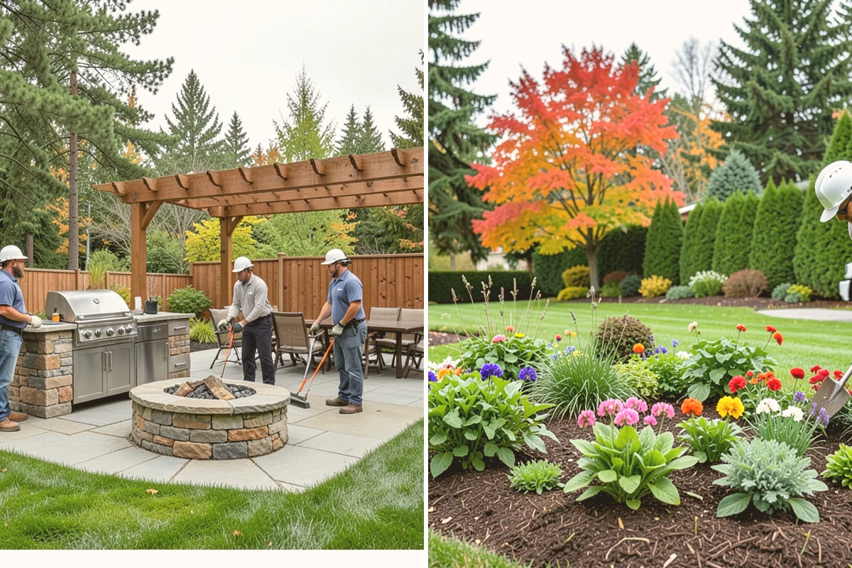 Dyed Mulch Installation in Bothell, King County, WA - Help you choose a color that complements your home and plantings