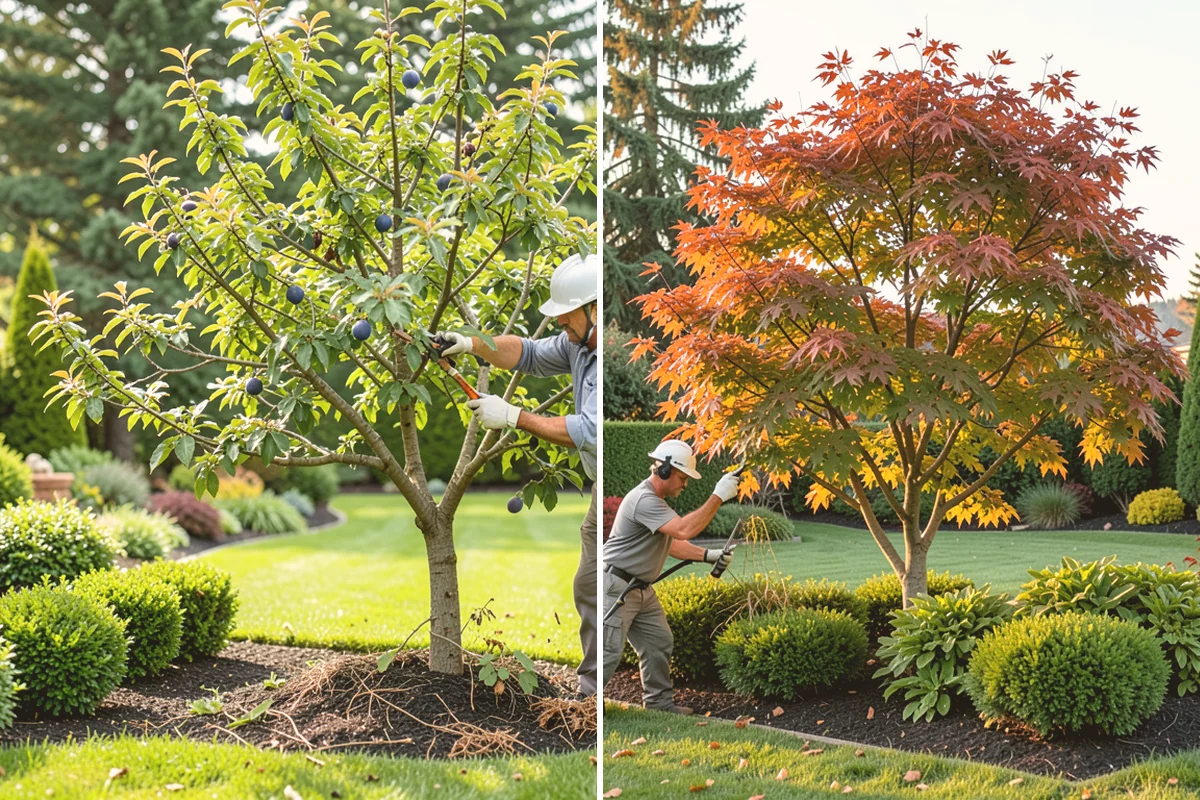 Dyed Mulch Installation in Brier, Snohomish County, WA - Help you choose a color that complements your home and plantings