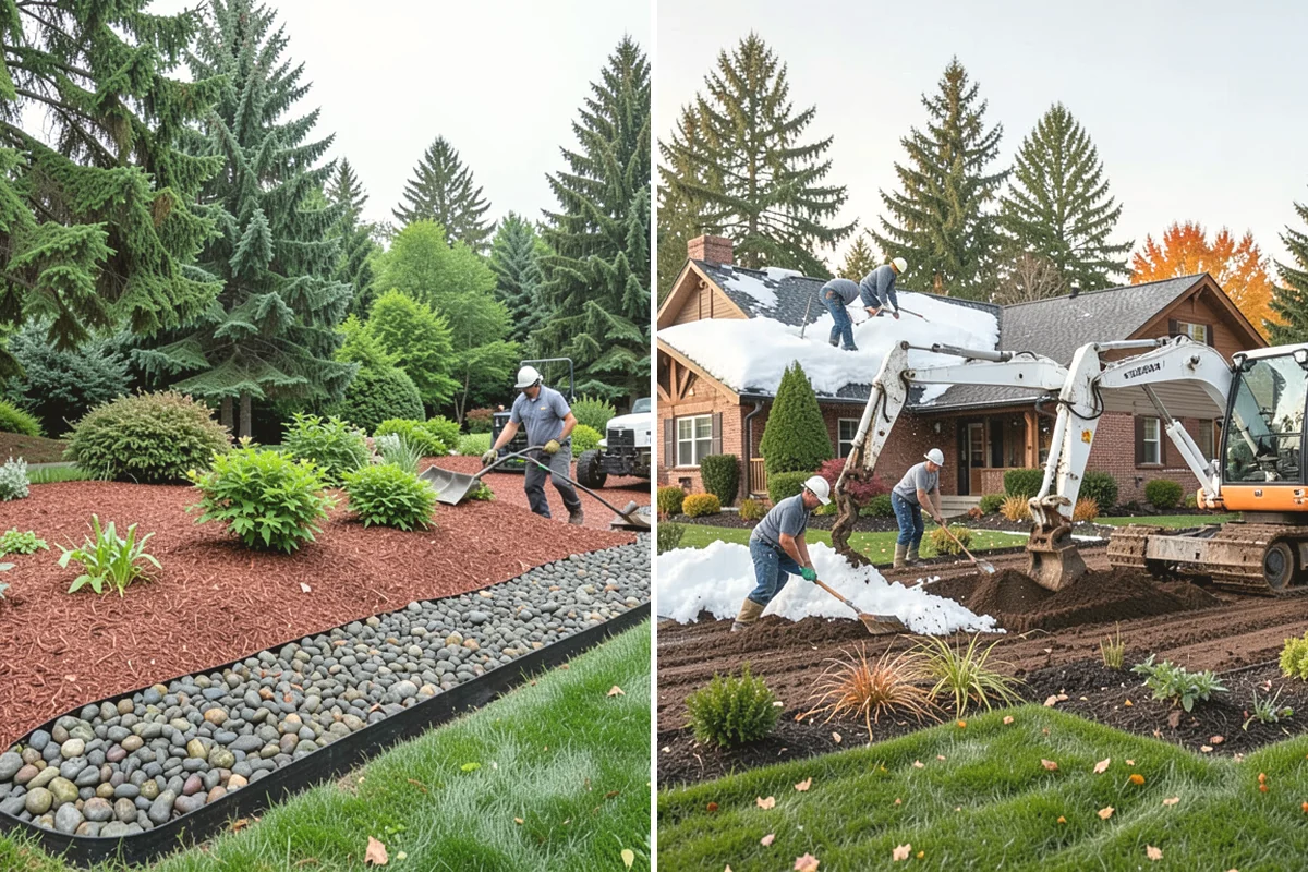 Dyed Mulch Installation in Burien, King County, WA - Help you choose a color that complements your home and plantings