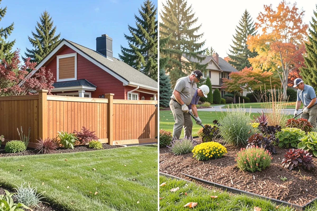Dyed Mulch Installation in Burlington, Skagit County, WA - Help you choose a color that complements your home and plantings