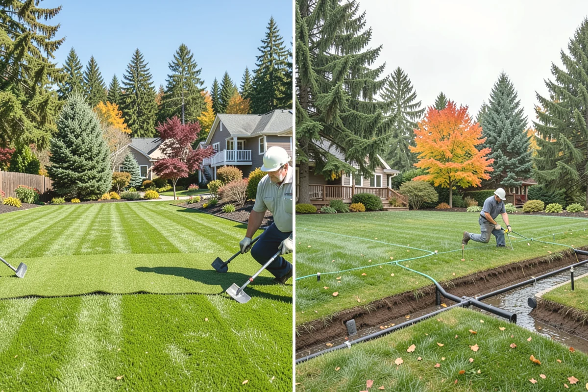 Dyed Mulch Installation in Carbonado, Pierce County, WA - Help you choose a color that complements your home and plantings