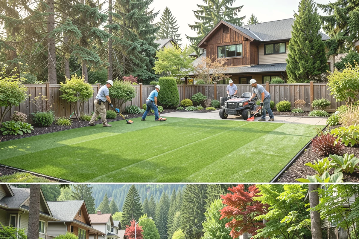Dyed Mulch Installation in Darrington, Snohomish County, WA - Apply dyed mulch in spring for maximum color impact through summer, with an optional light fall top-up to carry the look into...