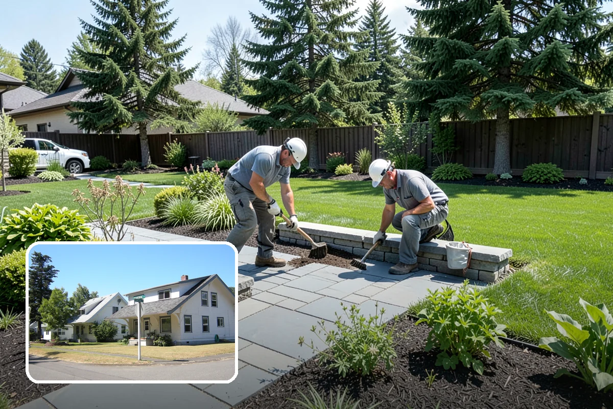 Dyed Mulch Installation in DuPont, Pierce County, WA - Bold, uniform color that resists fading for a full season