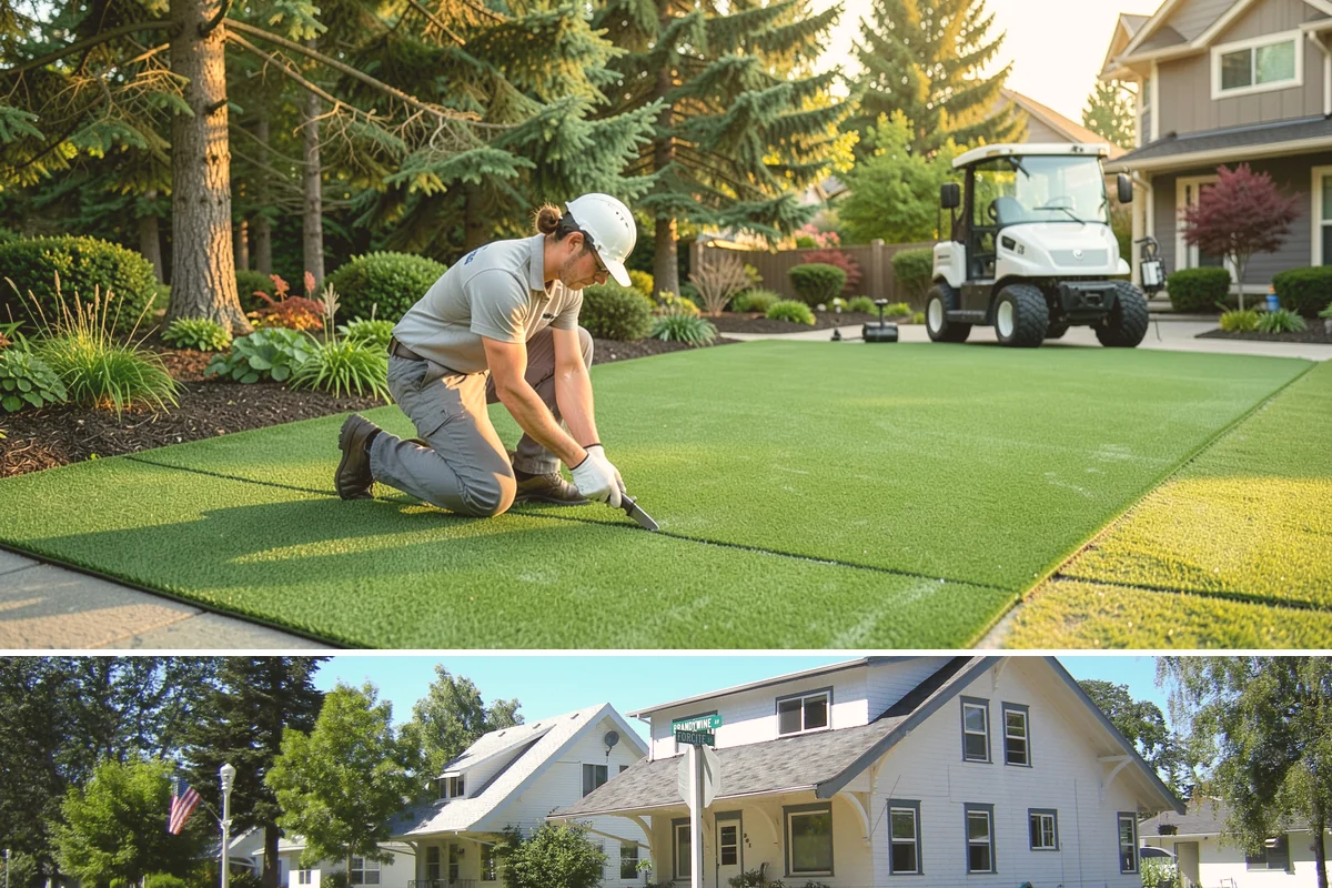 Dyed Mulch Installation in DuPont, Pierce County, WA - Apply dyed mulch in spring for maximum color impact through summer, with an optional light fall top-up to carry the look into...