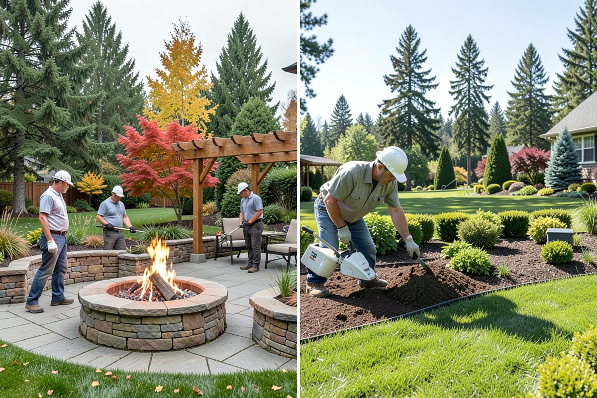 Dyed Mulch Installation in Everett, Snohomish County, WA - Help you choose a color that complements your home and plantings