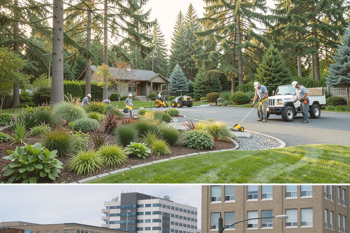 Dyed Mulch Installation in Everett, Snohomish County, WA - Apply dyed mulch in spring for maximum color impact through summer, with an optional light fall top-up to carry the look into...