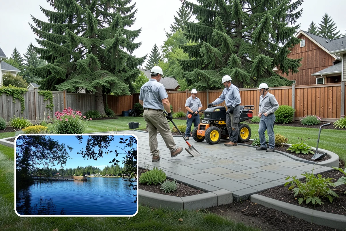 Dyed Mulch Installation in Federal Way, King County, WA - Bold, uniform color that resists fading for a full season