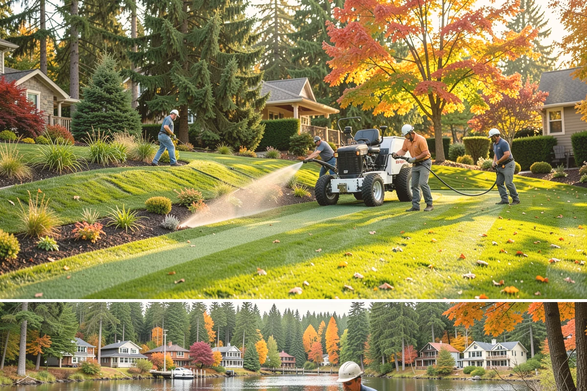 Dyed Mulch Installation in La Conner, Skagit County, WA - Apply dyed mulch in spring for maximum color impact through summer, with an optional light fall top-up to carry the look into...