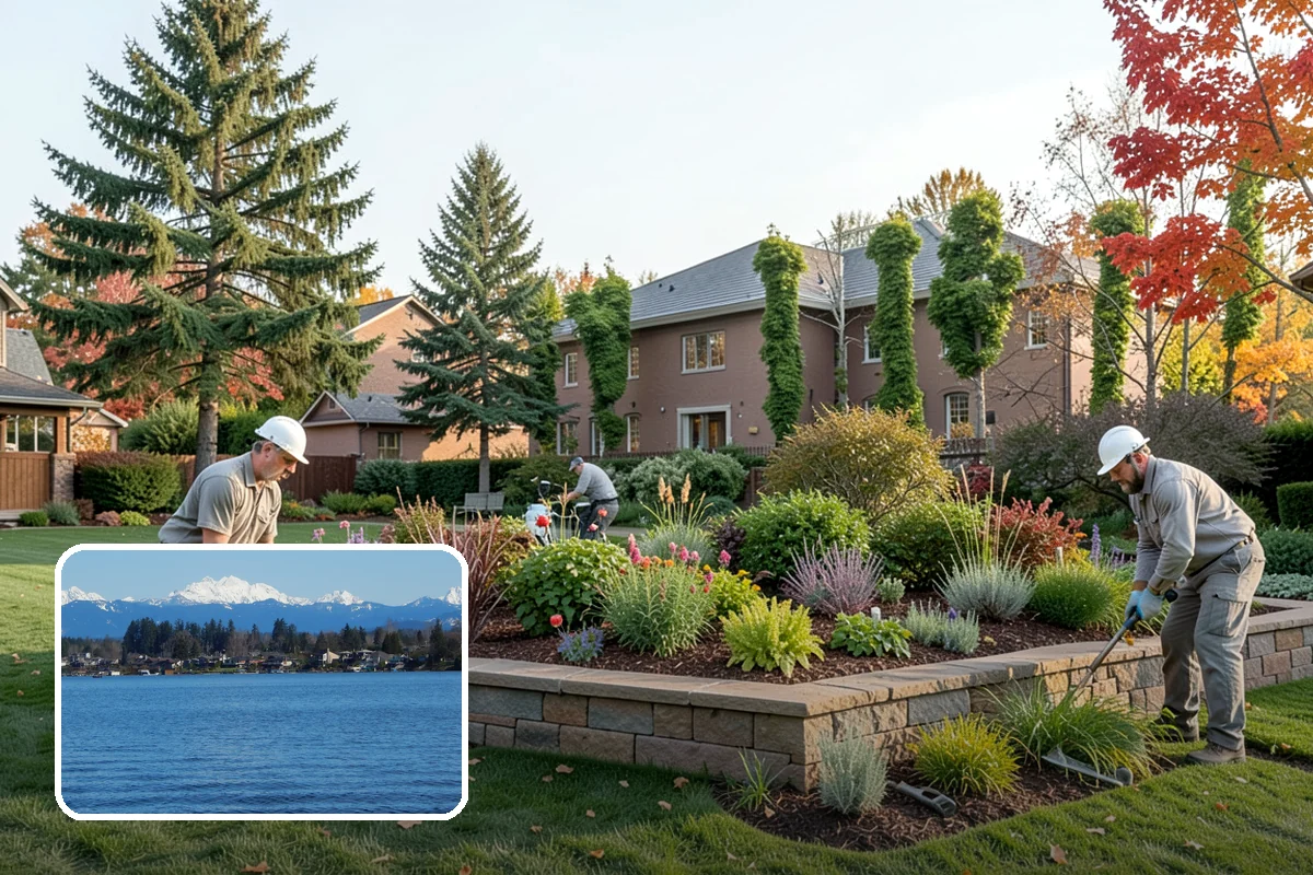 Dyed Mulch Installation in Lake Stevens, Snohomish County, WA - Bold, uniform color that resists fading for a full season