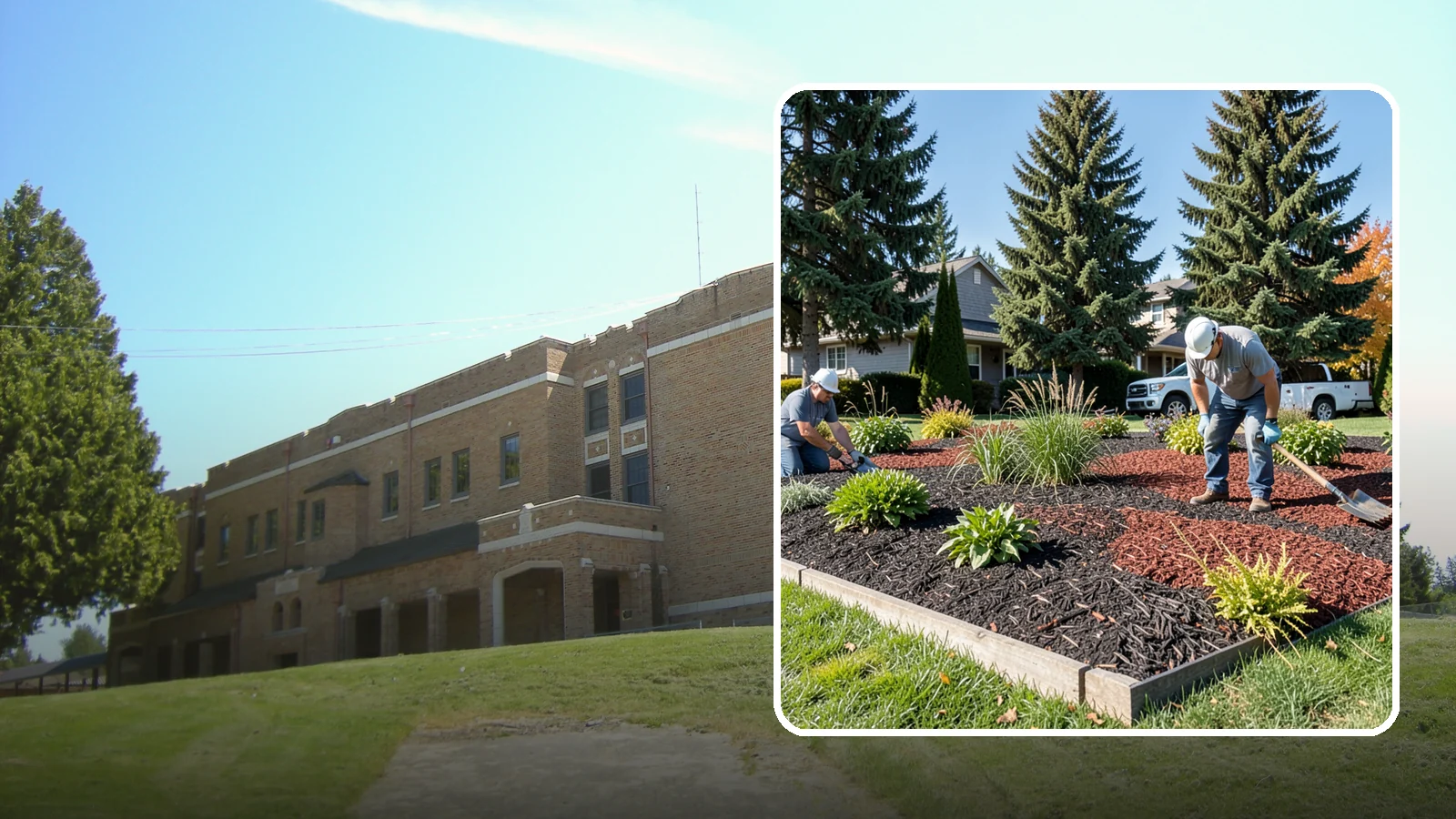 Dyed Mulch Installation in Maple Valley, King County, WA - We install colorfast dyed mulch in rich black, brown, or red tones that hold their color through the season.