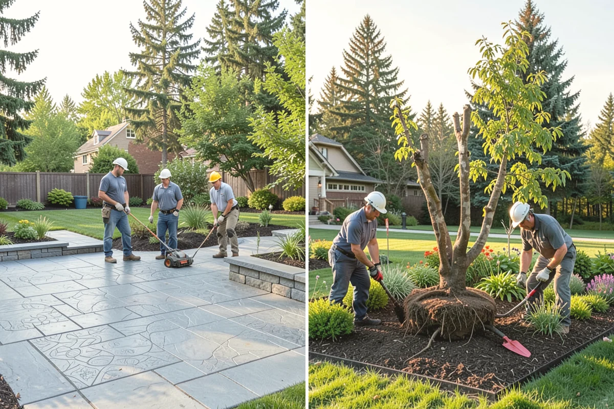 Dyed Mulch Installation in Mill Creek, Snohomish County, WA - Help you choose a color that complements your home and plantings