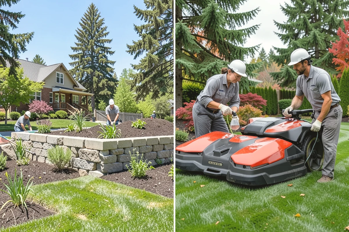 Dyed Mulch Installation in Monroe, Snohomish County, WA - Help you choose a color that complements your home and plantings