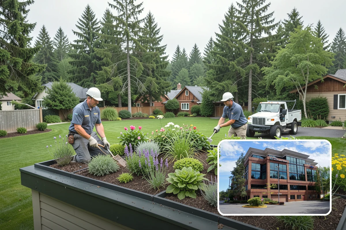 Dyed Mulch Installation in Mountlake Terrace, Snohomish County, WA - Bold, uniform color that resists fading for a full season