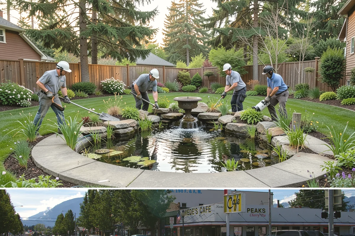 Dyed Mulch Installation in North Bend, King County, WA - Apply dyed mulch in spring for maximum color impact through summer, with an optional light fall top-up to carry the look into...