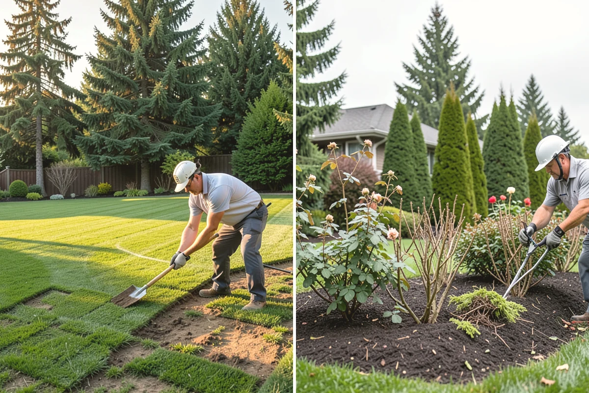 Dyed Mulch Installation in Oak Harbor, Island County, WA - Help you choose a color that complements your home and plantings