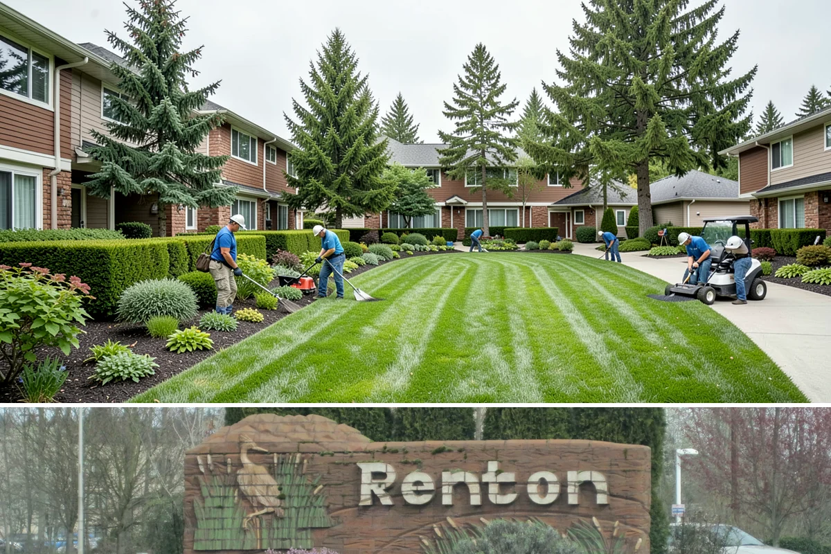 Dyed Mulch Installation in Renton, King County, WA - Apply dyed mulch in spring for maximum color impact through summer, with an optional light fall top-up to carry the look into...
