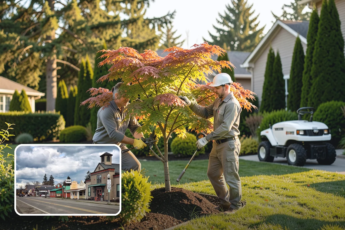 Dyed Mulch Installation in Roy, Pierce County, WA - Bold, uniform color that resists fading for a full season