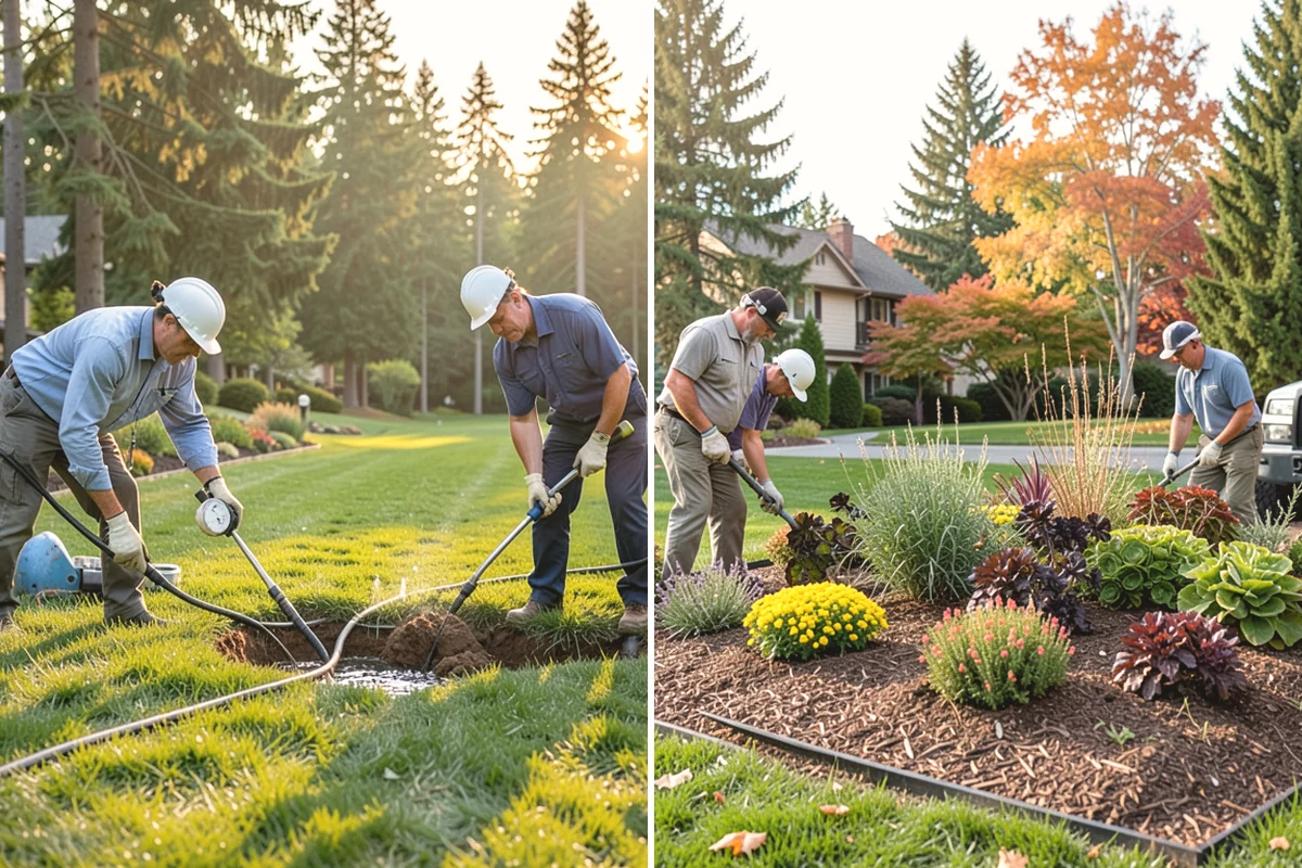 Dyed Mulch Installation in Ruston, Pierce County, WA - Help you choose a color that complements your home and plantings