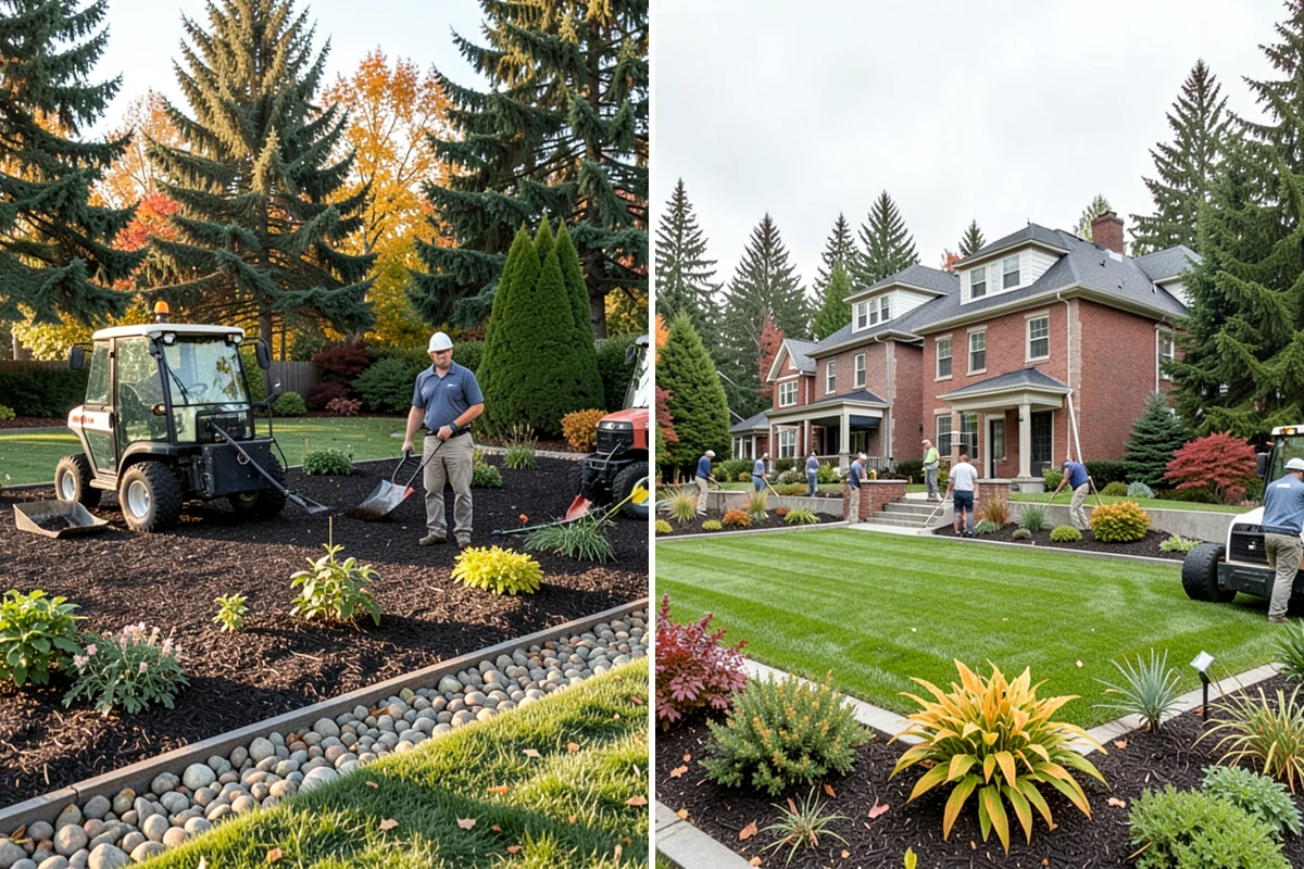 Dyed Mulch Installation in SeaTac, King County, WA - Help you choose a color that complements your home and plantings