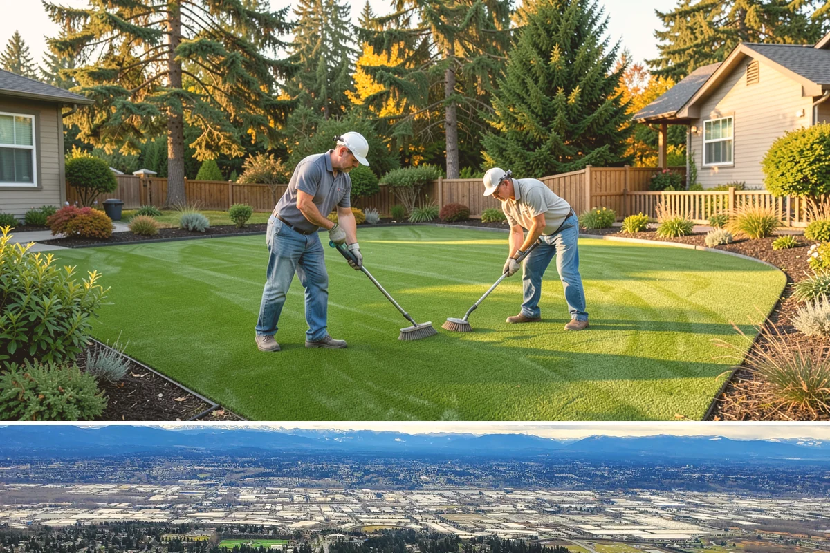 Dyed Mulch Installation in SeaTac, King County, WA - Apply dyed mulch in spring for maximum color impact through summer, with an optional light fall top-up to carry the look into...