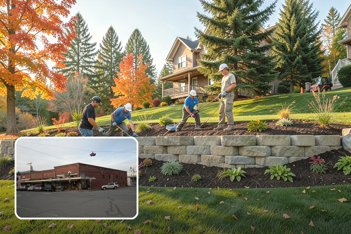 Dyed Mulch Installation in Sedro-Woolley, Skagit County, WA - Bold, uniform color that resists fading for a full season
