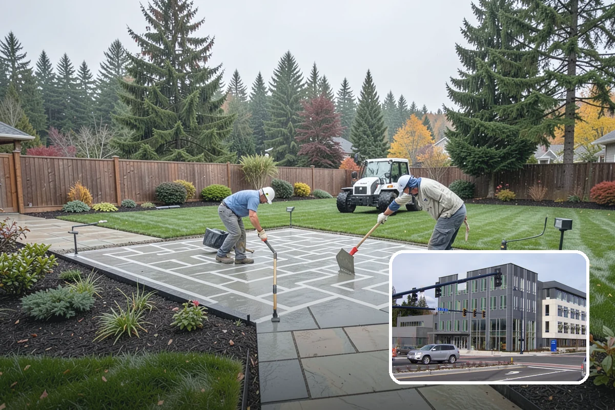 Dyed Mulch Installation in Shoreline, King County, WA - Bold, uniform color that resists fading for a full season