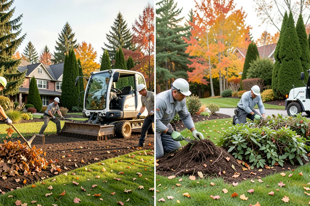 Dyed Mulch Installation in Shoreline, King County, WA - Help you choose a color that complements your home and plantings