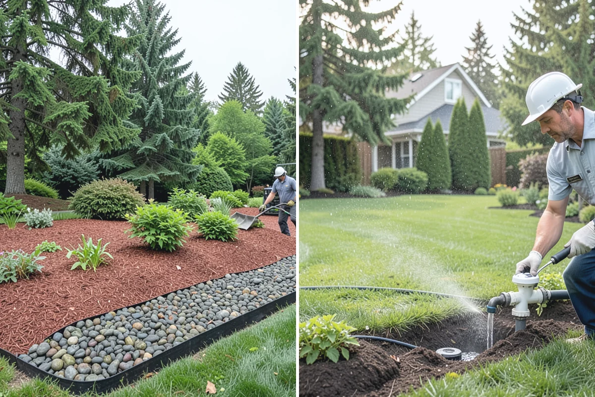 Dyed Mulch Installation in Skykomish, King County, WA - Help you choose a color that complements your home and plantings