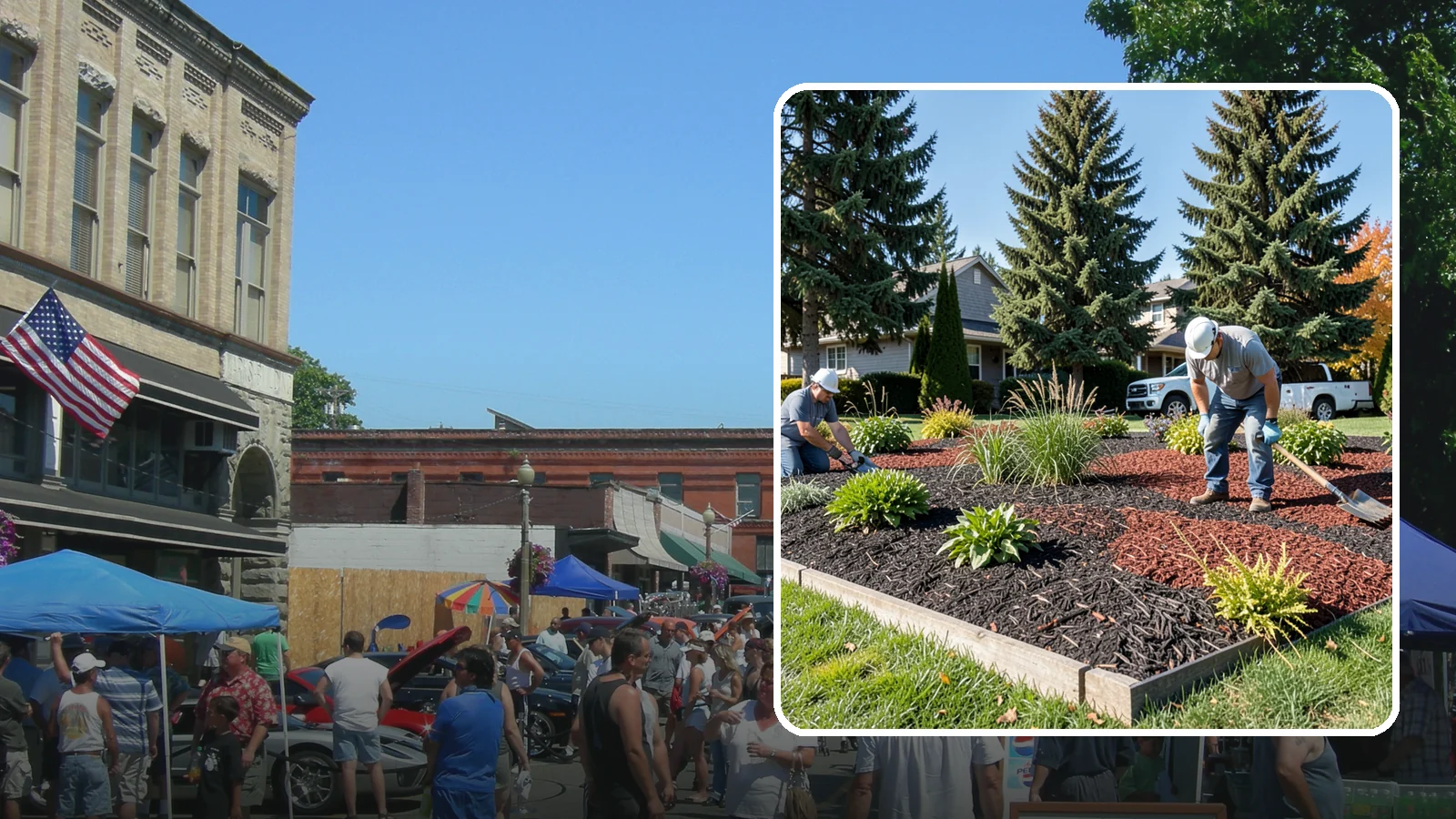 Dyed Mulch Installation in Snohomish, Snohomish County, WA - We install colorfast dyed mulch in rich black, brown, or red tones that hold their color through the season.