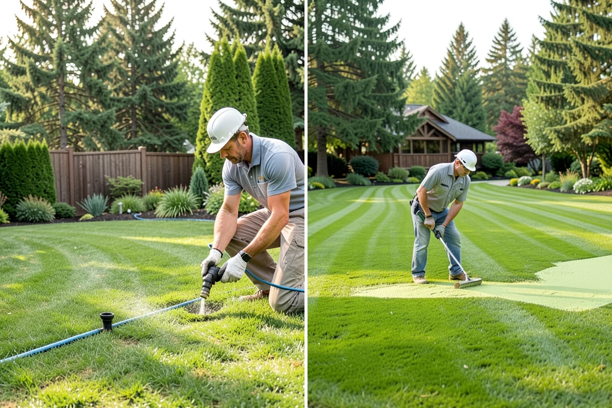 Dyed Mulch Installation in Snoqualmie, King County, WA - Help you choose a color that complements your home and plantings