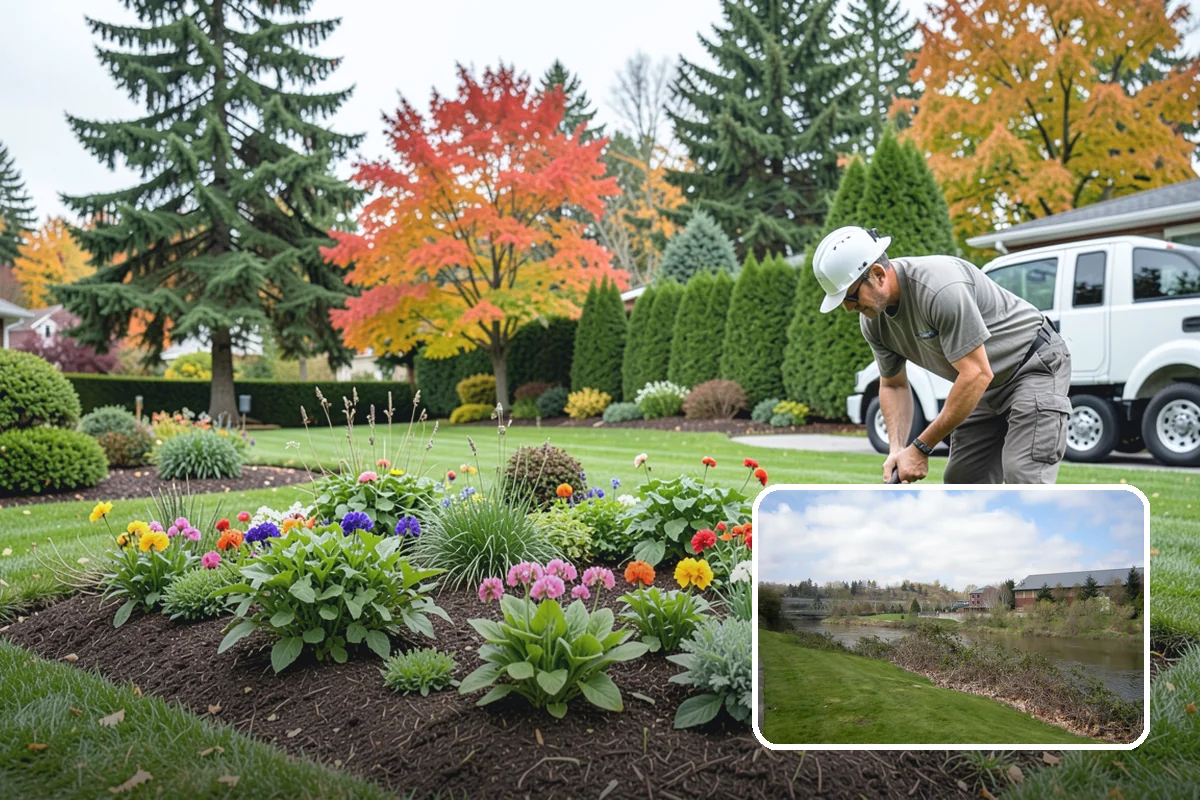 Dyed Mulch Installation in Tukwila, King County, WA - Bold, uniform color that resists fading for a full season