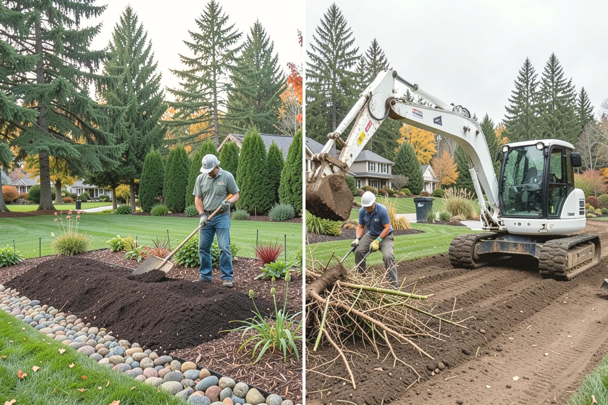 Dyed Mulch Installation in University Place, Pierce County, WA - Help you choose a color that complements your home and plantings