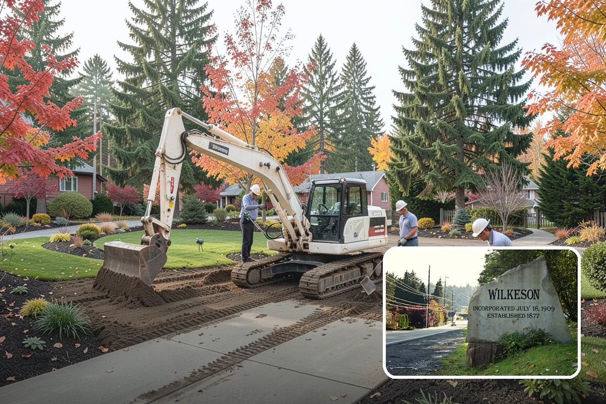 Dyed Mulch Installation in Wilkeson, Pierce County, WA - Bold, uniform color that resists fading for a full season