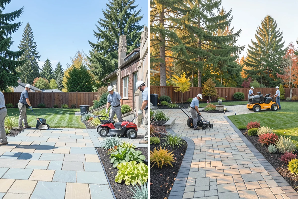 Dyed Mulch Installation in Woodinville, King County, WA - Help you choose a color that complements your home and plantings