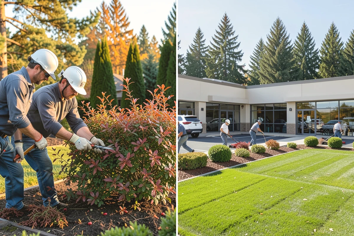 Emerald Green Arborvitae Trimming in Black Diamond, King County, WA - Assess spacing, color, and any winter splay across the row
