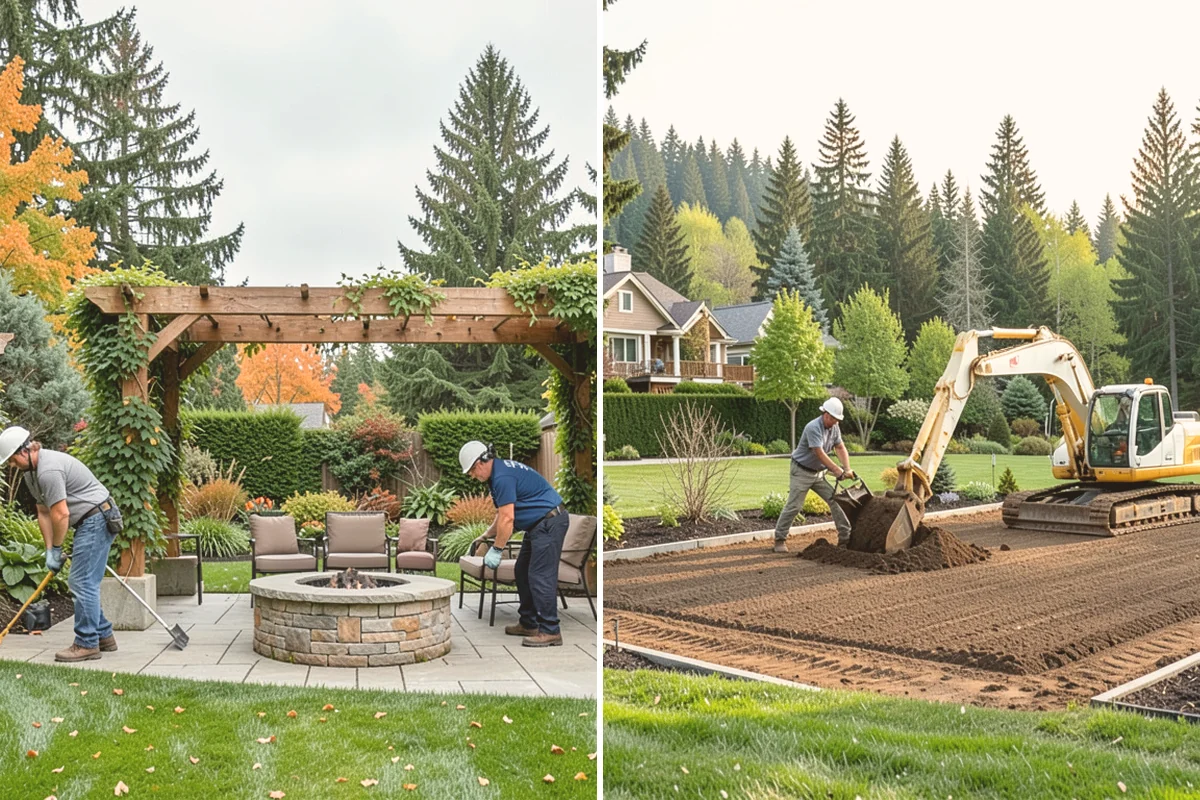Emerald Green Arborvitae Trimming in Bothell, King County, WA - Assess spacing, color, and any winter splay across the row
