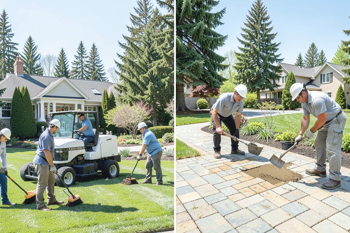 Emerald Green Arborvitae Trimming in Buckley, Pierce County, WA - Assess spacing, color, and any winter splay across the row