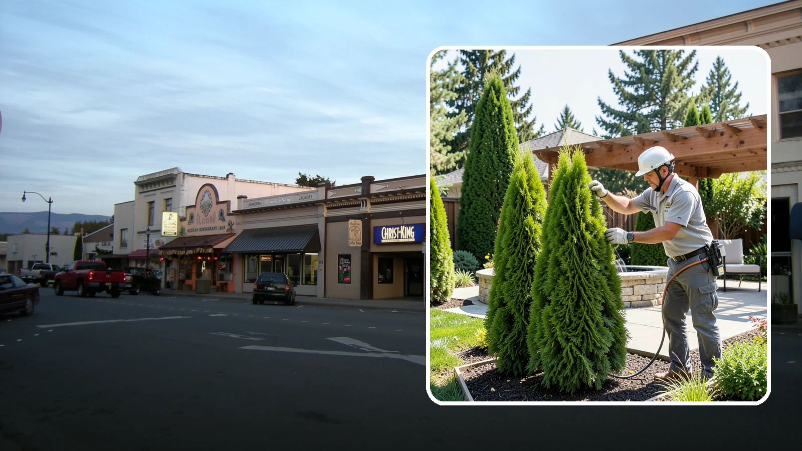 Emerald Green Arborvitae Trimming in Burlington, Skagit County, WA - Precision trimming for Emerald Green arborvitae that preserves its naturally narrow, columnar shape and rich year-round color.