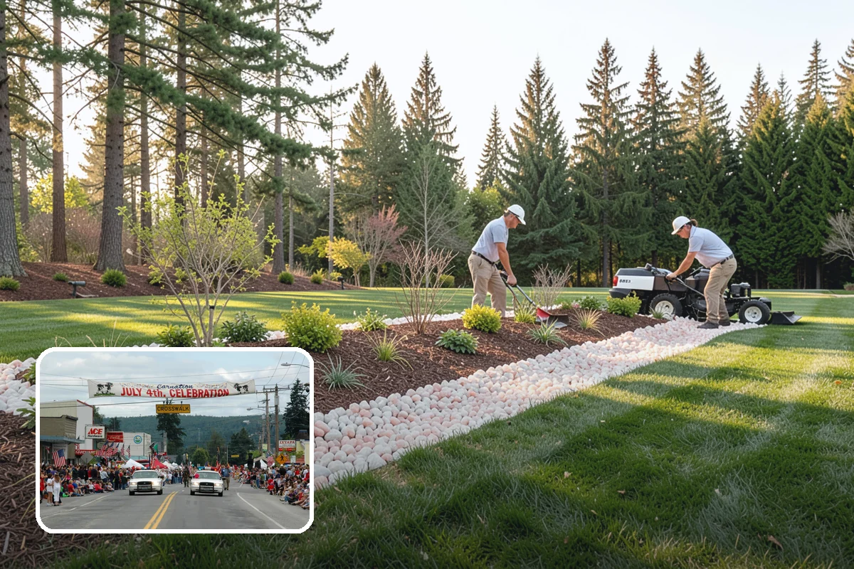 Emerald Green Arborvitae Trimming in Carnation, King County, WA - Preserves the naturally slim, columnar habit