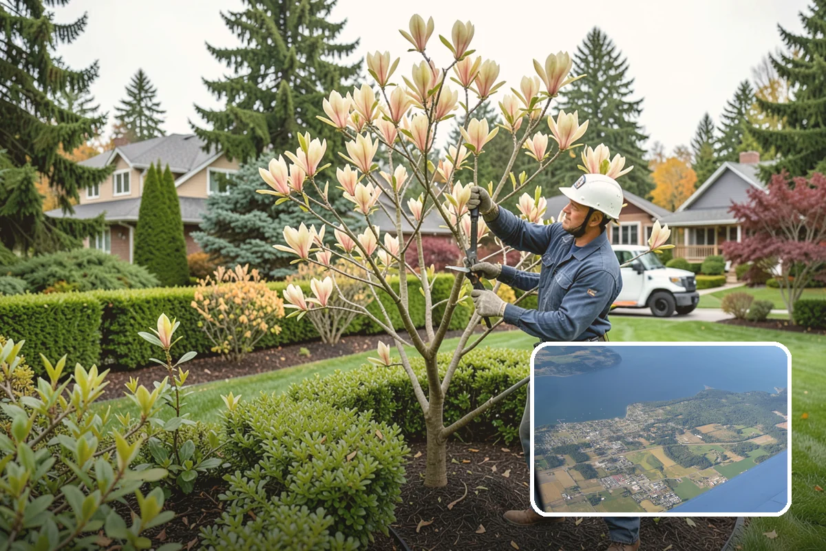 Emerald Green Arborvitae Trimming in Coupeville, Island County, WA - Preserves the naturally slim, columnar habit