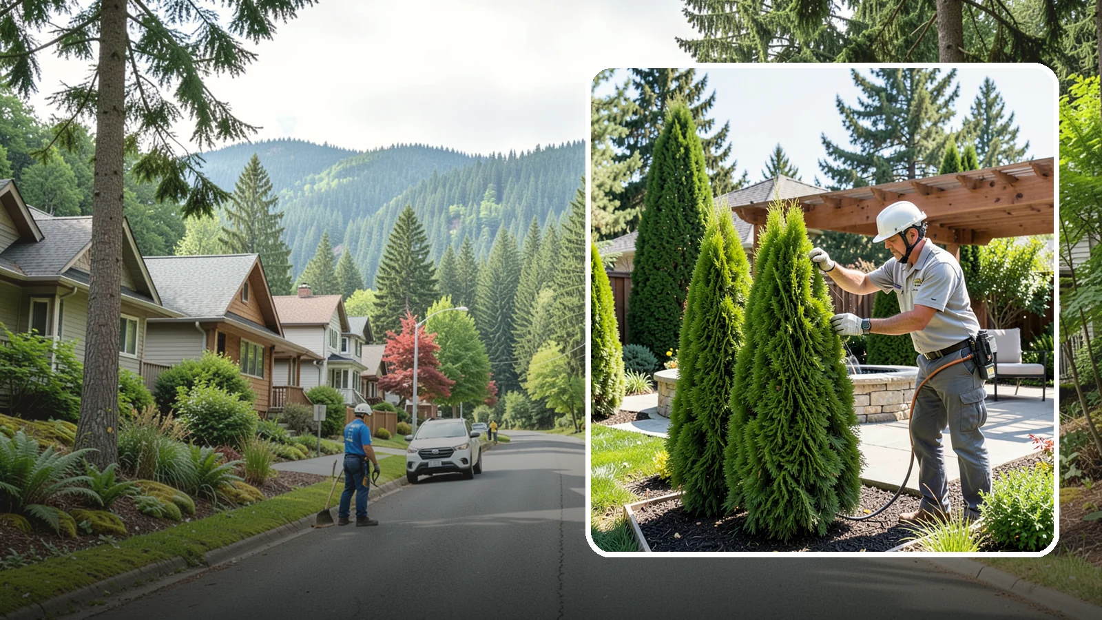 Emerald Green Arborvitae Trimming in Darrington, Snohomish County, WA - Precision trimming for Emerald Green arborvitae that preserves its naturally narrow, columnar shape and rich year-round color.